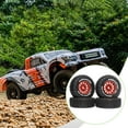 thumbnail image 5 of 4 Pcs RC Wheels and Tires RC Truck Tires Sturdy Replacement Alloy Construction for 1 14 1 16 RC Vehicles, 5 of 9