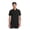 Deep Black, variant on Unisex Stretch Heavyweight Pique Polo | Short Sleeve Collared Shirt for Men & Women, Casual Work Top - Night Navy M