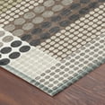 thumbnail image 3 of Addison Rugs Chantille Indoor/Outdoor Transitional Geometric Taupe Machine Washable Rectangle Rug, 8' x 10', 3 of 8