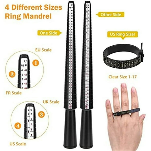 DIY Rings Material Package 300 Irregular Beads Set Ring Size