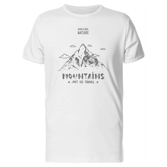 Amazing Nature Mountains Tee Men's -Image by Shutterstock