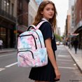 thumbnail image 7 of HELLHERO Cherry Moon Sky School Backpack for Girls with Smooth Zippers Adjustable Strap Bookbag, Adjustable Shoulder Strap 17 Inch Kids Backpacks for Casual Middle School, 7 of 7