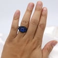 thumbnail image 7 of GY Black Gold Plated Blue 1CT CZ Women Wedding Ring Sets Engagement Ring for Woman, 7 of 7
