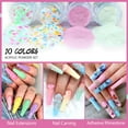 thumbnail image 3 of Saviland Glitter Acrylic Powder Set - 10 Colors Acrylic Powder Professional Polymer Powder for Nail Extension Nail Carving, 3 of 7