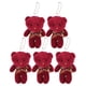 thumbnail image 2 of 5 uds 12cm colgante de muñeco de oso tacto suave lindo oso de peluche llaveros de muñeco para decoración de bolsos, 2 of 5
