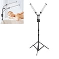 thumbnail image 1 of Dual Arms LED Fill Light, 40W 3200K-5600K Adjustable Brightness Foldable LED Video Light 3 Lighting Modes LED Stick Fill Light with Phone Holder for Live Streaming Photography, 1 of 8