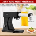 thumbnail image 4 of Pasta Maker Attachment for All Kitchenaid Mixers, Noodle Maker Kitchen Aid Mixer Accessories 3 In 1 Including Dough Roller Spaghetti Fettuccine Cutter - Homemade Fresh Pasta Easily!, 4 of 4