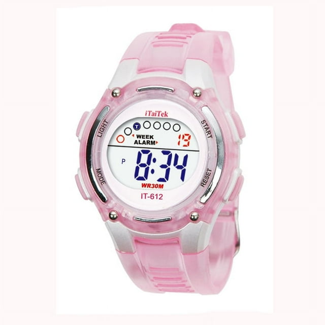 Reloj de pulsera digital deportivo de natación para niños y niñas, reloj de moda