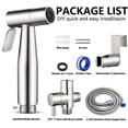 thumbnail image 6 of PHANCIR 2 Pack Handheld Bidet Sprayer for Toilet, Brushed Nickel Bidet Attachment for Feminine Wash, 6 of 8