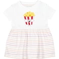 thumbnail image 3 of Inktastic Cute Kawaii Popcorn Girls Baby Dress, 3 of 5