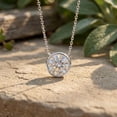 thumbnail image 5 of Rosec Jewels IGI Certified Lab Grown Diamond Solitaire Necklace for Women (3 Carat, E-VS1 Quality) - Ready to Gift, 14K White Gold, 5 of 6