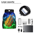 thumbnail image 6 of Prestonplayz Backpack 3D Print Lightweight Bookbag Casual Sport Daypack Travel Bag Laptop, 6 of 8