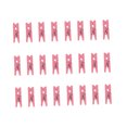thumbnail image 3 of Minkissy 200pcs Photo Hanging Clips for Organizing Pictures Wood Material in Pink, 3 of 5