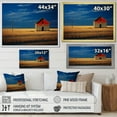 thumbnail image 4 of Designart "Minimalistic Countryside Barn In Yellow And Blue" Barn Floater Framed Canvas Wall Art, 4 of 5
