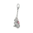 thumbnail image 5 of Aristocats Marie Crystal Pavé Bag Charm Keychain – Officially Licensed, 5 of 7