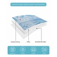 thumbnail image 5 of Blue Summer Beach Summer Quilt Set Full Size, Soft Microfiber Quilted Bedding Set with 2 Pillow Shams, Seaside Ocean Coastal Nautical Lightweight All Season Bedspread Coverlet for Bedroom 78"x90", 5 of 6