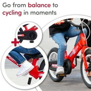 smarTrike Xtend 3-in-1 Convertible Kids Bike, Balance to Pedal Training Bicycle 3Year+, Red