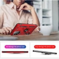 thumbnail image 5 of Fashion Armor Case For Samsung Galaxy S24 S23 S21 S20 FE Ultra S10 S9 Plus Note 20 Ultra Metal Ring Anti-drop Cover, 5 of 5
