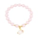 thumbnail image 3 of Pulsera de cuentas, pulsera redonda de vidrio, joyería, amuletos estéticos, brazalete precioso Rosado, 3 of 9