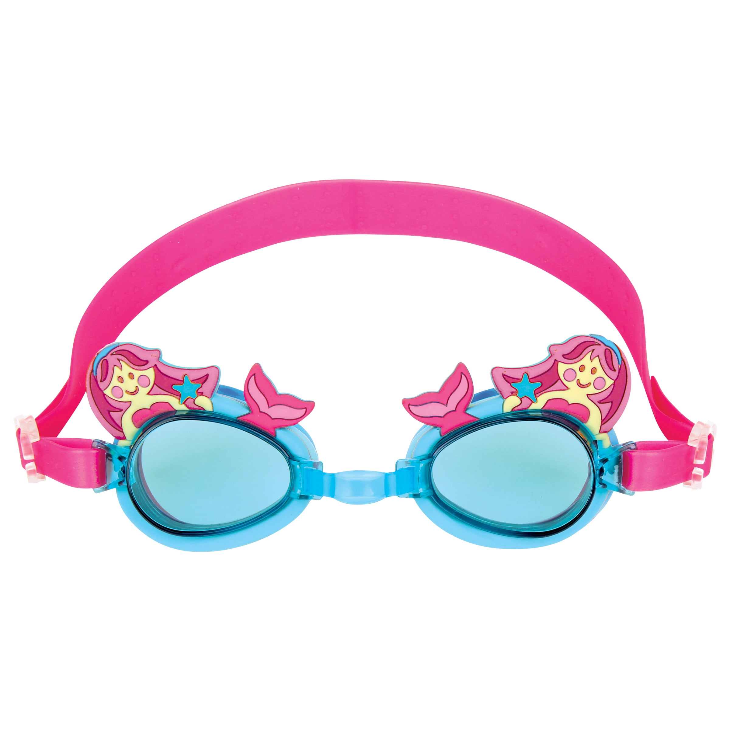 Kids Swimming Mermaid Goggles Pink Swim Accessory Age 3+