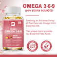 thumbnail image 3 of (2 Pack) Omega 369 Oil Capsule Vegen Omega Blend Support Heart & Brain Healthy - 240 Count, 3 of 7