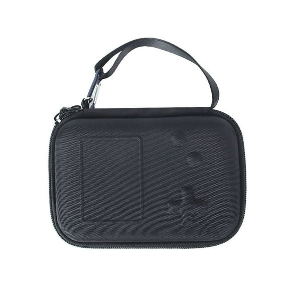 EVA Hard Carrying Case for ANBERNIC RG35XX Plus Game Console Bag Portable Handheld Console Protective Handbag Game Accessories Black