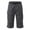 Dark Gray, variant on Chiccall Cotton Cargo Shorts for Men Long Capri Elastic Below The Knee 3/4 Casual Summer Outdoor Hiking Shorts with Pockets (No Belt)