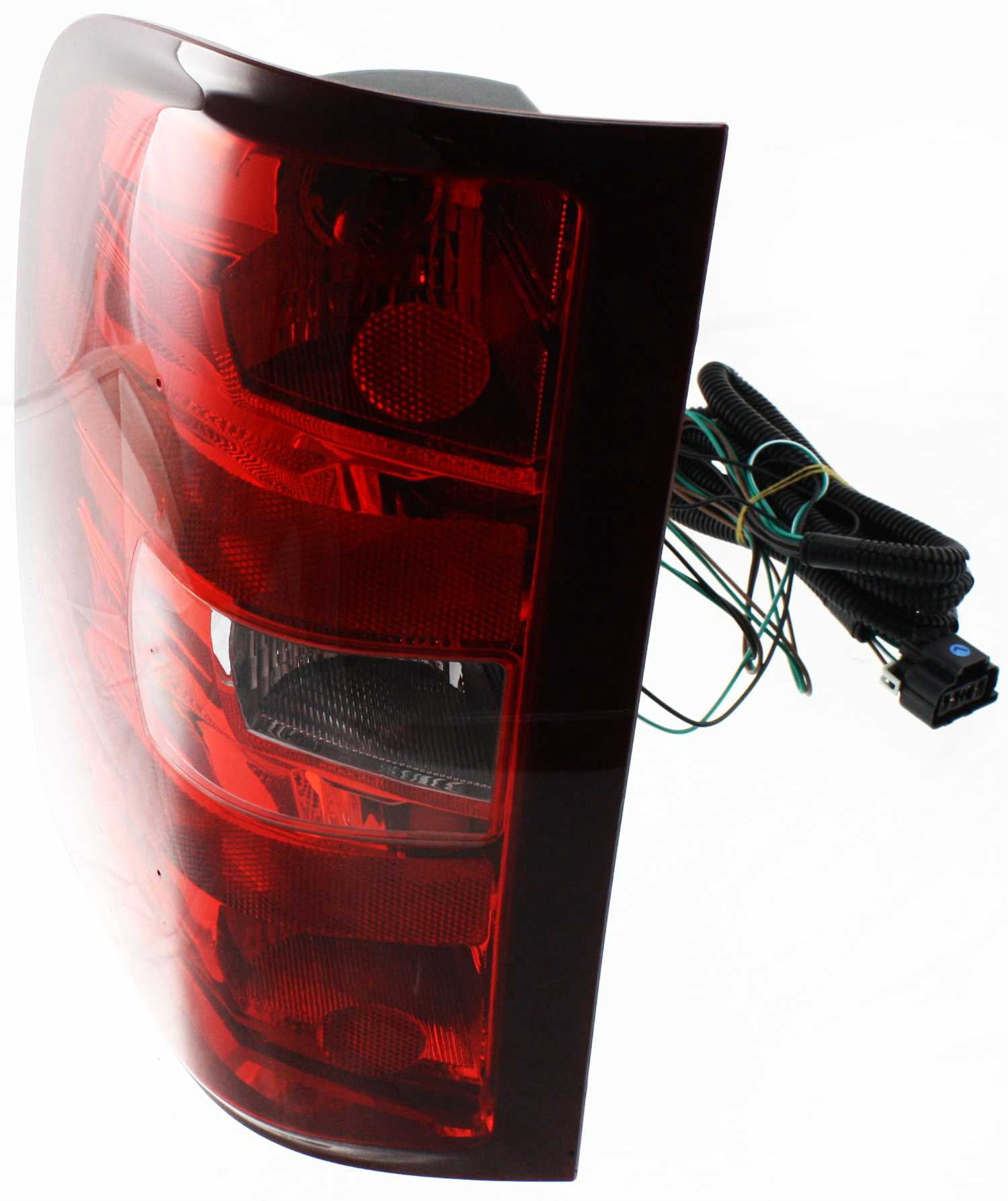 Tail Light Compatible With 2007-2010, 2012-2014 GMC Sierra 3500 HD 2007-2010 Chevrolet Silverado Left Driver With bulb(s) CAPA Certified