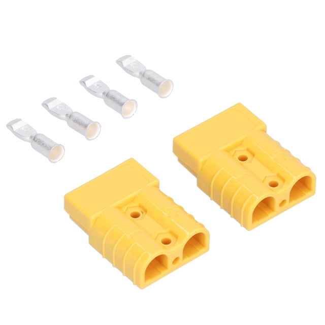 Kit de enchufe de arnés de cables conector de batería liviano larga vida útil 2 piezas duradero para camiones puentes montacargas ANGGREK Otros