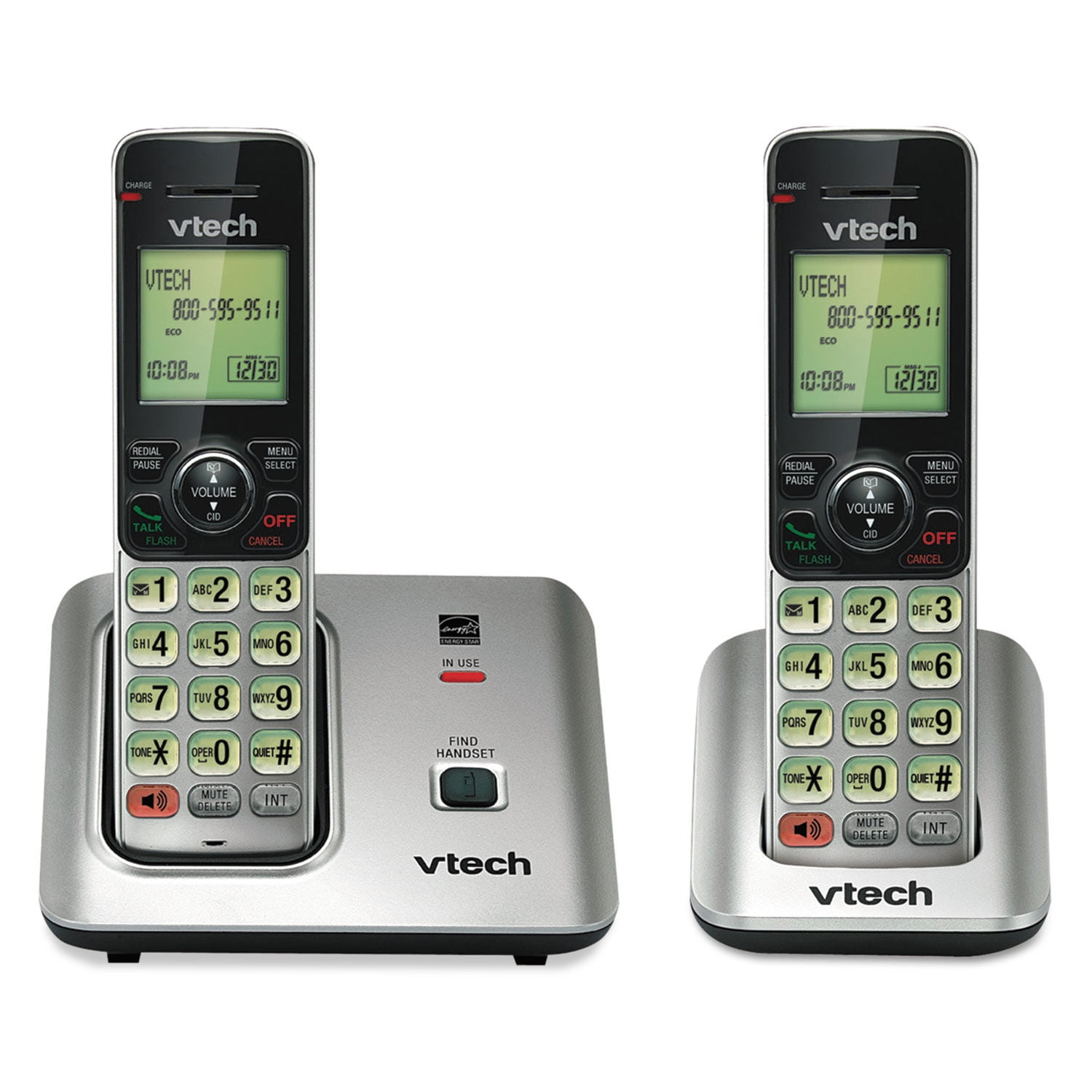 CS66192 Cordless Phone System, Base and 1 Additional Handset Walmart