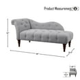 thumbnail image 6 of OakvillePark Deming Tufted Chaise Lounge, Dove Gray, 6 of 7