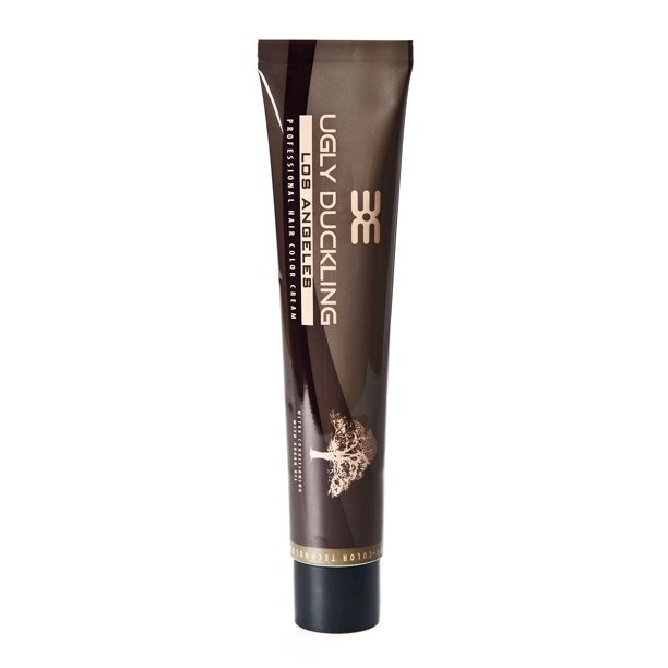 Tinte profesional Ugly Duckling Los Angeles con aceite de argán Gris plateado. Tubo de 3,5 onzas (100 ml). El aceite de argán garantiza una calidad y brillo excepcionales del cabello. Fabricado en Eur