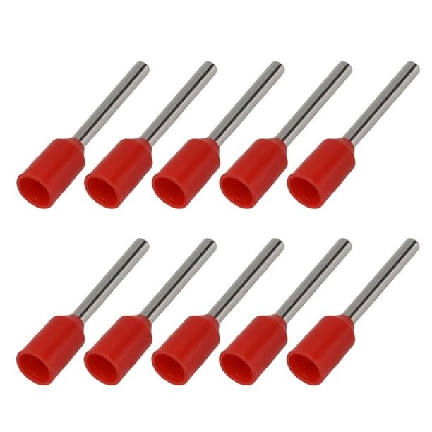 1000PCS Casquillos Aislados Terminal Kit de Conector de Casquillo de Cable Pin Conector de Crimpado de Cobre Terminal de Cable de Crimpado Aislado para Cable Eléctrico AWG 22 ANGGREK Otros