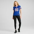 thumbnail image 4 of Women's Nike Dalton Kincaid Royal Buffalo Bills Home Game Jersey, 4 of 7