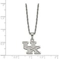 thumbnail image 2 of Stainless Steel Logoart Univ Of Kentucky Pendant & Chain With 2 In Ext. Neckla Made Thailand st516uk, 2 of 5