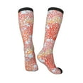 thumbnail image 5 of Lsque Corals Printed Crew Socks Men's Women's LightWeight Thin Casual Calf Socks ,Knee High Socks,Cotton Socks, 5 of 9