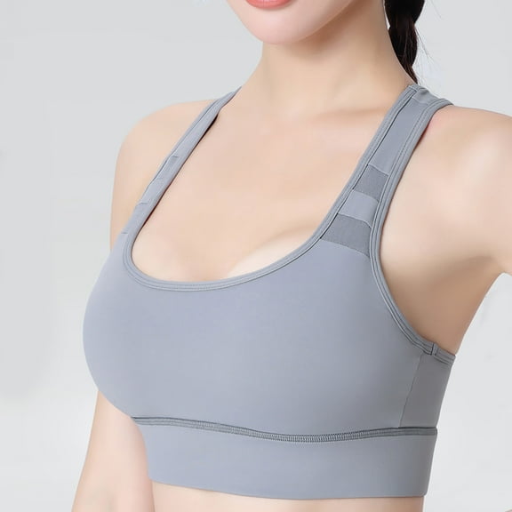 GaThRRgYP Bras for Women GaThRRgYP Women's Sports Underwear Fitness Yoga Quick-drying Shockproof Vest Running Sports Bra