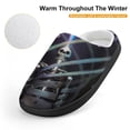 thumbnail image 4 of Tool Band Rock Kid's Cotton Slippers Winter Warm Soft Plush Slippers with Rubber Sole Non-Slip Indoor Outdoor Slip on Shoes Fluffy House Slippers For Boys Girls Teen, 4 of 8