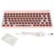 thumbnail image 1 of Kit de teclado mecánico 84 teclas DIY iluminación RGB intercambio en caliente inalámbrico 2,4G BT 3,0 5,0 tipo C teclado personalizado con cable para Win rosa, 1 of 5