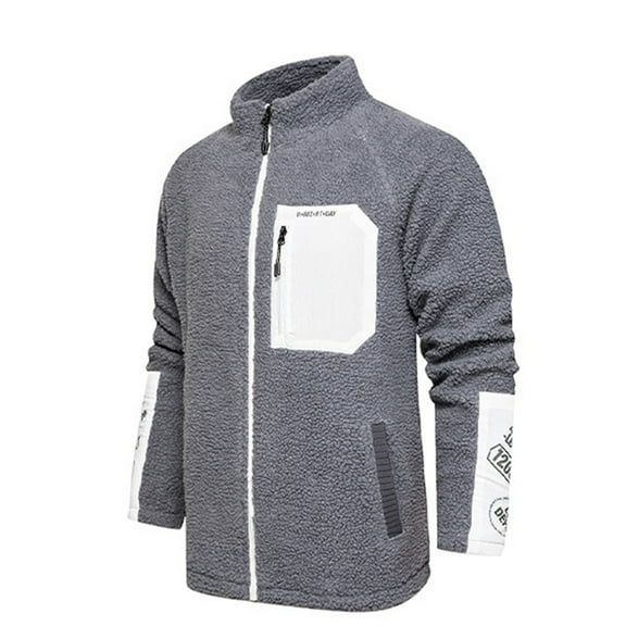 kamemir Men Windbreaker Men's Zip-Front Golf Jacket (Regular & Big-Tall Sizes(Grey,XL)