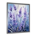 thumbnail image 2 of Designart "Serenity of Lavender V" Floral Framed Wall Art - Traditional Purple Herbs Bedroom Framed Canvas Wall Art, 2 of 6