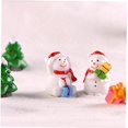 thumbnail image 2 of 1pc Miniature Christmas Tree Santa Claus Snowmen Terrarium Ornament Gift Fairy Garden Figures Home Table Decor Micro Landscape(Random Style), 2 of 5