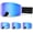 Glossy Blue Lens, variant on Ski Goggles Photochromic Light Adaptive Lens Frameless Snow/Snowboard Goggles UV Protection for Men Women
