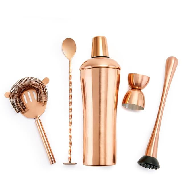 DuraCopper® 5 Pc. Cocktail Shaker Set
