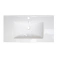 thumbnail image 2 of American Imaginations 36.75-in. W 1 Hole Ceramic Top Set In White Color - Overflow Drain Incl. AI-29937, 2 of 8