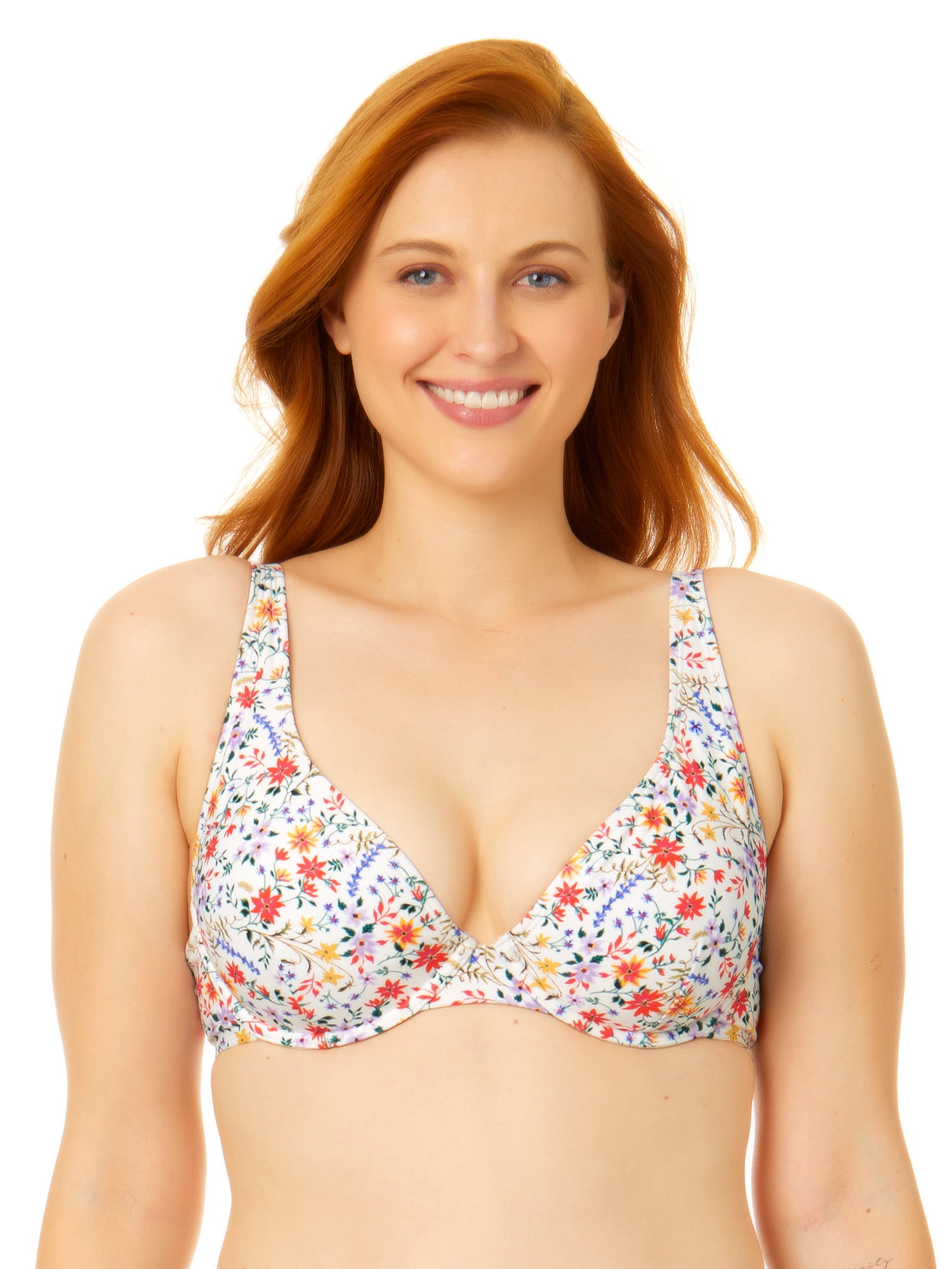 Time and Tru Women's Liberty Underwire Swim Top