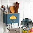 thumbnail image 1 of pstuiky Kitchen Utensils Gadgets Multifunctional and Wall-Mounted Towel Rack Kitchen Rack, 1 of 2