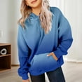 thumbnail image 2 of Hoodies for Girls Cute Hoodies For Teen Girls Trendy Preppy Hooded Sweatshirts Oversized Long Sleeve Shirts Gradient Clothes For Girls Fashion Sweatshirt, 2 of 7