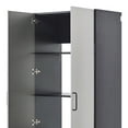 thumbnail image 3 of Klair Living Astro Series Metal Wall Mounted Storage Cabinet in Metallic Gray, 3 of 11