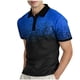 thumbnail image 2 of Blusa y camisa de manga corta con cuello vuelto para hombre, informal, holgada, a la moda, con botones, de poliéster, 2 of 5